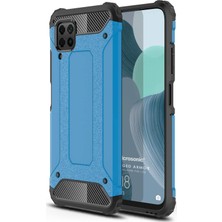 Microsonic Huawei P40 Lite Kılıf Rugged Armor Mavi