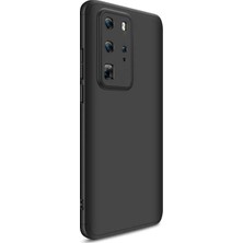 Microsonic Huawei P40 Pro Kılıf Double Dip 360 Protective Siyah