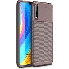 Microsonic Huawei Y8P Kılıf Legion Series Kahverengi