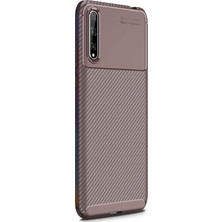 Microsonic Huawei Y8P Kılıf Legion Series Kahverengi