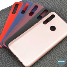 Microsonic Matte Silikon Huawei P40 Lite E Kılıf Gold