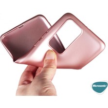 Microsonic Matte Silikon Huawei P40 Pro Kılıf Rose Gold