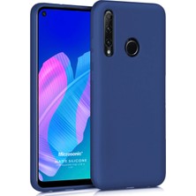Microsonic Matte Silikon Huawei Y7P Kılıf Lacivert