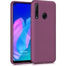 Microsonic Matte Silikon Huawei Y7P Kılıf Mor