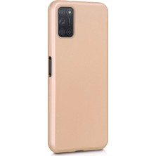 Microsonic Matte Silikon Oppo A92 Kılıf Gold