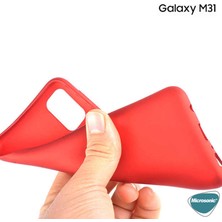 Microsonic Matte Silikon Samsung Galaxy M31 Kılıf Gold