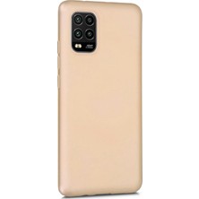 Microsonic Matte Silikon Xiaomi Mi 10 Lite Kılıf Gold