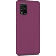 Microsonic Matte Silikon Xiaomi Mi 10 Lite Kılıf Mor