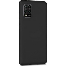 Microsonic Matte Silikon Xiaomi Mi 10 Lite Kılıf Siyah