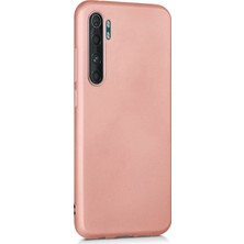 Microsonic Matte Silikon Xiaomi Mi Note 10 Lite Kılıf Rose Gold