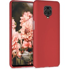 Microsonic Matte Silikon Xiaomi Redmi Note 9S Kılıf Kırmızı