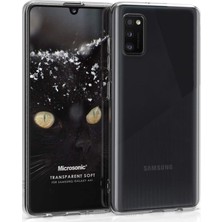 Microsonic Samsung Galaxy A41 Kılıf Transparent Soft Şeffaf