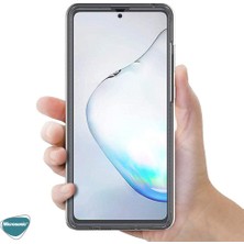 Microsonic Samsung Galaxy A81 Kılıf 6 Tarafı Full Koruma 360 Clear Soft Şeffaf