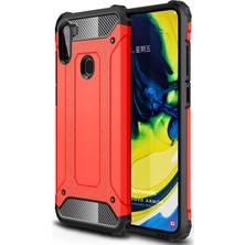 Microsonic Samsung Galaxy M11 Kılıf Rugged Armor Kırmızı