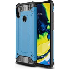 Microsonic Samsung Galaxy M11 Kılıf Rugged Armor Mavi