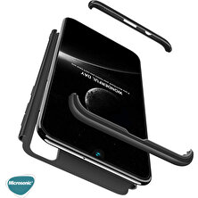 Microsonic Samsung Galaxy M21 Kılıf Double Dip 360 Protective Siyah