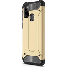 Microsonic Samsung Galaxy M21 Kılıf Rugged Armor Gold