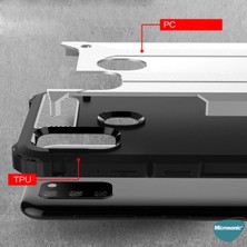 Microsonic Samsung Galaxy M21 Kılıf Rugged Armor Kırmızı