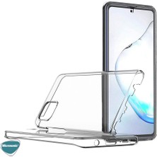 Microsonic Samsung Galaxy Note 10 Lite Kılıf 6 Tarafı Full Koruma 360 Clear Soft Şeffaf