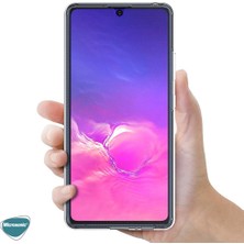 Microsonic Samsung Galaxy S10 Lite Kılıf 6 Tarafı Full Koruma 360 Clear Soft Şeffaf