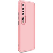 Microsonic Xiaomi Mi 10 Kılıf Double Dip 360 Protective Rose Gold