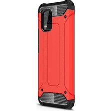 Microsonic Xiaomi Mi 10 Lite Kılıf Rugged Armor Kırmızı