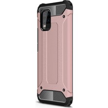 Microsonic Xiaomi Mi 10 Lite Kılıf Rugged Armor Rose Gold