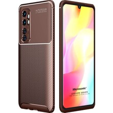 Microsonic Xiaomi Mi Note 10 Lite Kılıf Legion Series Kahverengi