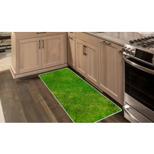 Colorix Kaymaz Deri Taban Tezgah Önü Mutfak Paspası 75 x 150 cm No: 118