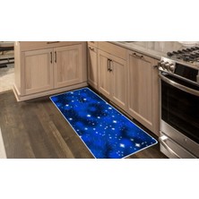 Colorix Kaymaz Deri Taban Tezgah Önü Mutfak Paspası 75 x 150 cm No: 120