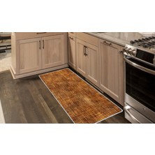 Colorix Kaymaz Deri Taban Tezgah Önü Mutfak Paspası 75 x 150 cm No: 211