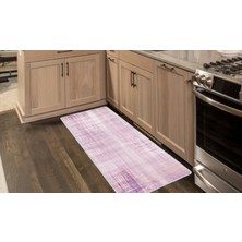 Colorix Kaymaz Deri Taban Tezgah Önü Mutfak Paspası 75 x 150 cm No: 221