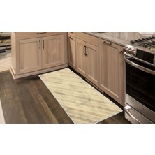 Colorix Kaymaz Deri Taban Tezgah Önü Mutfak Paspası 75 x 150 cm No: 235