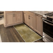 Colorix Kaymaz Deri Taban Tezgah Önü Mutfak Paspası 75 x 150 cm No: 236