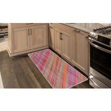 Colorix Kaymaz Deri Taban Tezgah Önü Mutfak Paspası 75 x 150 cm No: 266