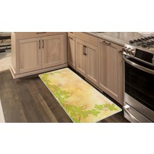 Colorix Kaymaz Deri Taban Tezgah Önü Mutfak Paspası 75 x 150 cm No: 269