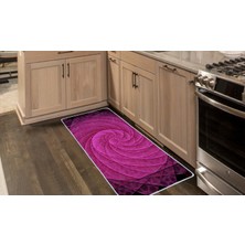 Colorix Kaymaz Deri Taban Tezgah Önü Mutfak Paspası 75 x 150 cm No: 271