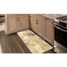 Colorix Kaymaz Deri Taban Tezgah Önü Mutfak Paspası 75 x 150 cm No: 281