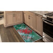 Colorix Kaymaz Deri Taban Tezgah Önü Mutfak Paspası 75 x 150 cm No: 297