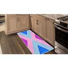 Colorix Kaymaz Deri Taban Tezgah Önü Mutfak Paspası 75 x 150 cm No: 425