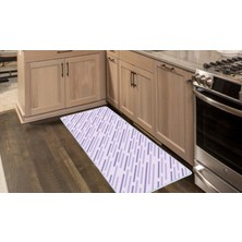 Colorix Kaymaz Deri Taban Tezgah Önü Mutfak Paspası 75 x 150 cm No: 436