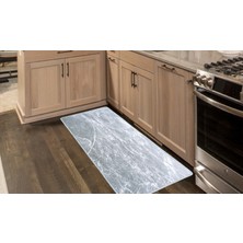 Colorix Kaymaz Deri Taban Tezgah Önü Mutfak Paspası 75 x 150 cm No: 440