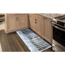 Colorix Kaymaz Deri Taban Tezgah Önü Mutfak Paspası 75 x 150 cm No: 465