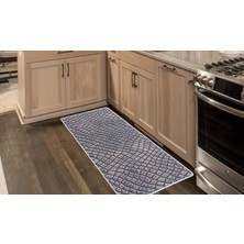 Colorix Kaymaz Deri Taban Tezgah Önü Mutfak Paspası 75 x 150 cm No: 514