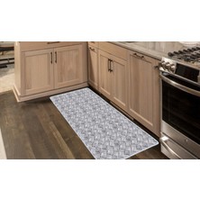 Colorix Kaymaz Deri Taban Tezgah Önü Mutfak Paspası 75 x 150 cm No: 533