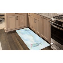 Colorix Kaymaz Deri Taban Tezgah Önü Mutfak Paspası 75 x 150 cm No: 557