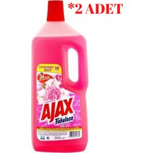 Ajax Fabuloso Yüzey Temizleyici Çiçek Demeti 2000 ml x 2'li