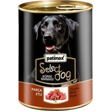 Patimax Etli Konserve Köpek Maması 400 gr 24'lü Set