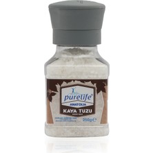 Pure Life Anatolia Granül Kristal Kaya Tuzu 500g + Degirmen 250g