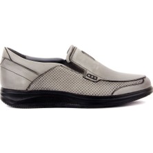 Sail Laker's Gri Deri Erkek Günlük Ayakkabı